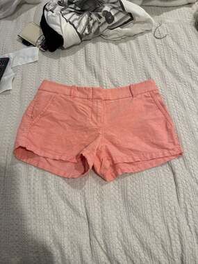 J.Crew Women's 3-Inch Chino Shorts in Pink Peach Size 0 (44)